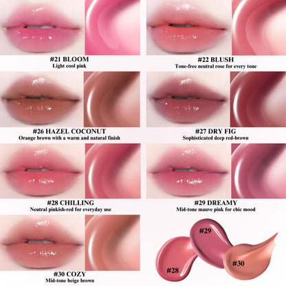 BBIA Glow Tint – Lip Plumping Volumizing Glossy & Glowy Lip Stain Naturally Moisturizing Comfortable Texture Lightweight Long-Lasting Vivid Color Non-Sticky Korean Makeup (30 COZY, Pack of 1) - Maple Wellness Supplements