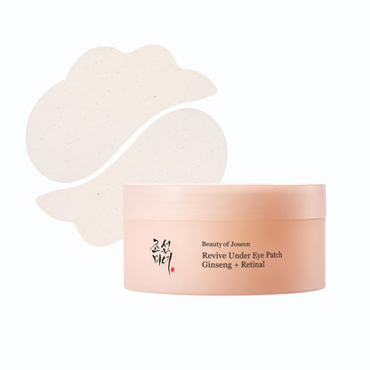 Beauty of Joseon Wrinkle Care Duo Set Revive Eye Serum (30ml / 1 fl oz) & Revive Ginseng Eye Patch (60 Sheets / 30 Pairs) Korean Skincare - Maple Wellness Supplements