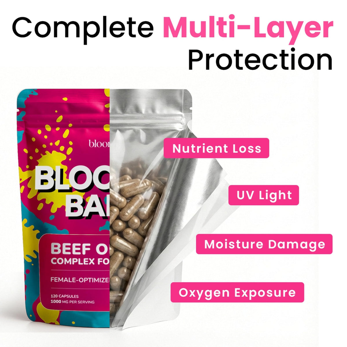 Beef Organ Supplement for Women – Grass Fed Liver, Uterus, Ovary, Heart, Kidney – 30+ Nutrients to Support Hormone Balance, Cycle Health, Energy, Immunity - Maple Wellness Supplements