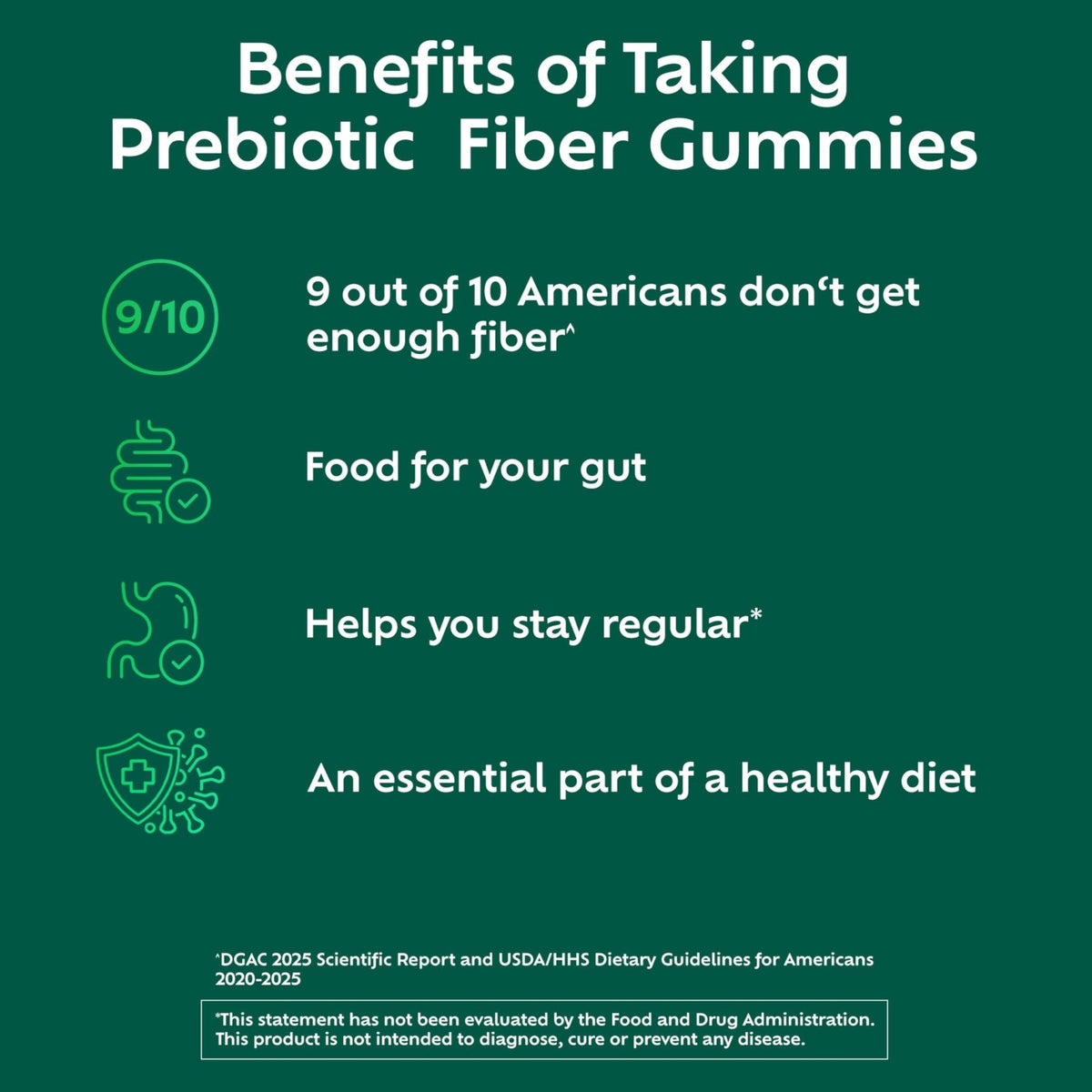 Benefiber Prebiotic GLP-1 Friendly Fiber Supplement Gummies for Digestive Health, Assorted Fruit Flavor - 81 Count - Maple Wellness Supplements
