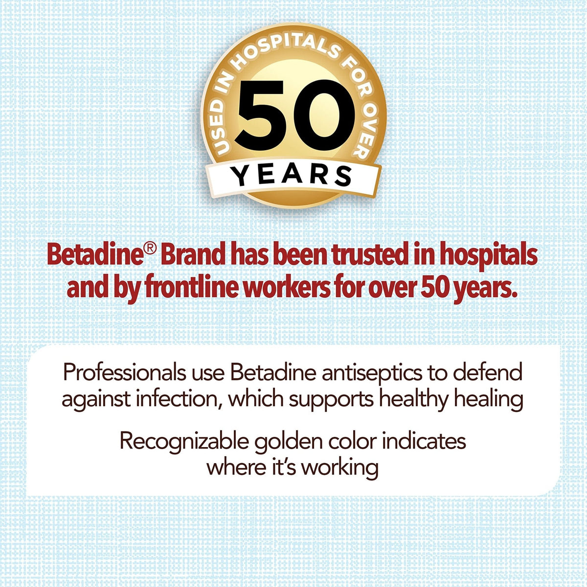 Betadine Antiseptic First Aid Solution, Povidone-Iodine 10%, Infection Protection, Kills Germs in Minor Cuts Scrapes and Burns, No Sting Promise, No Alcohol or Hydrogen Peroxide, 8 FL OZ - Maple Wellness Supplements
