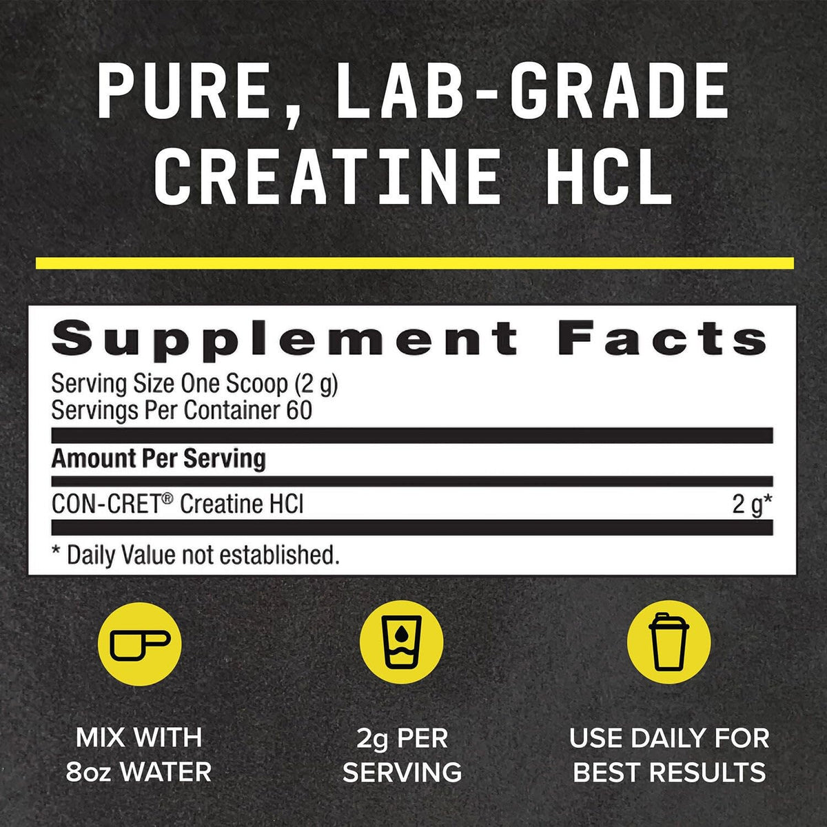 BEYOND RAW Creatine HCl Powder, Science Backed, Lab Grade, Creatine for Women & Men, Muscle Strength, Energy Production, Athletic Performance, Cognitive Support, - Maple Wellness Supplements