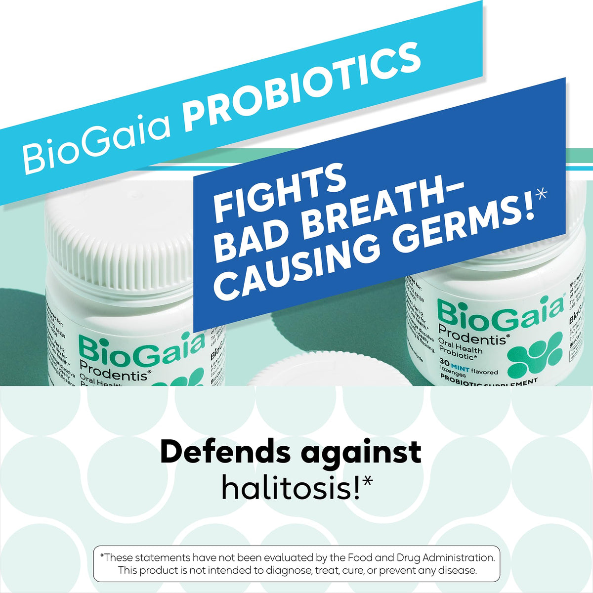 BioGaia Prodentis | Oral Probiotics | Promotes Healthy Gums & Teeth | Defends Against Bad Breath & Dental Problems | Improves Oral Health - Maple Wellness Supplements