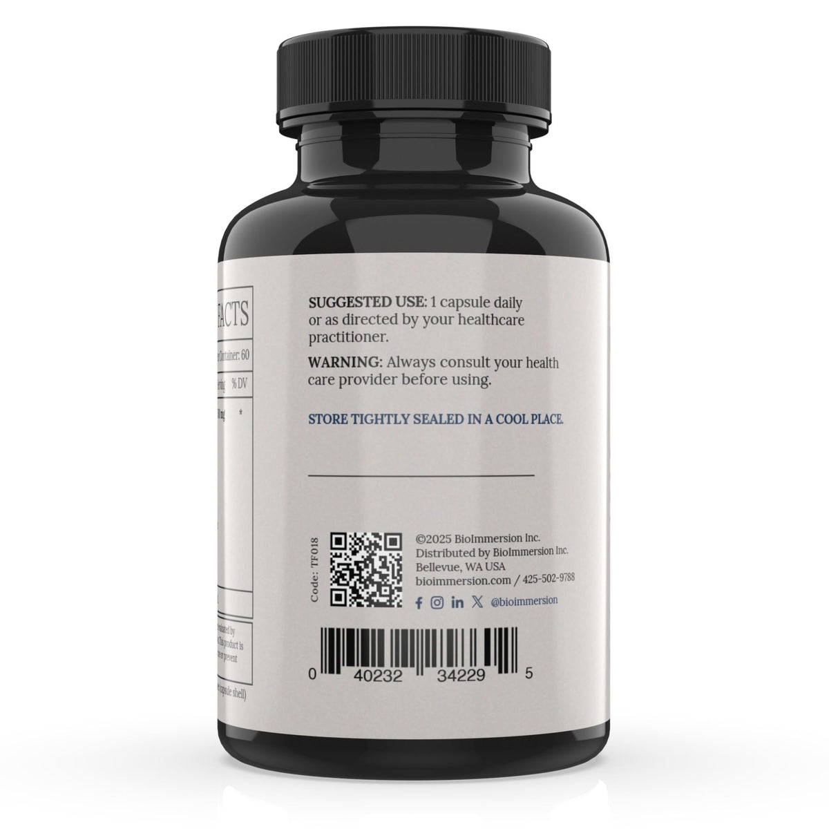 BioImmersion Supernatant Synbiotic - Prebiotic Probiotic Postbiotic - Eases Digestive Discomfort, Gut Imbalance & Yeast Overgrowth - Immune & Microbiome Support - Maple Wellness Supplements