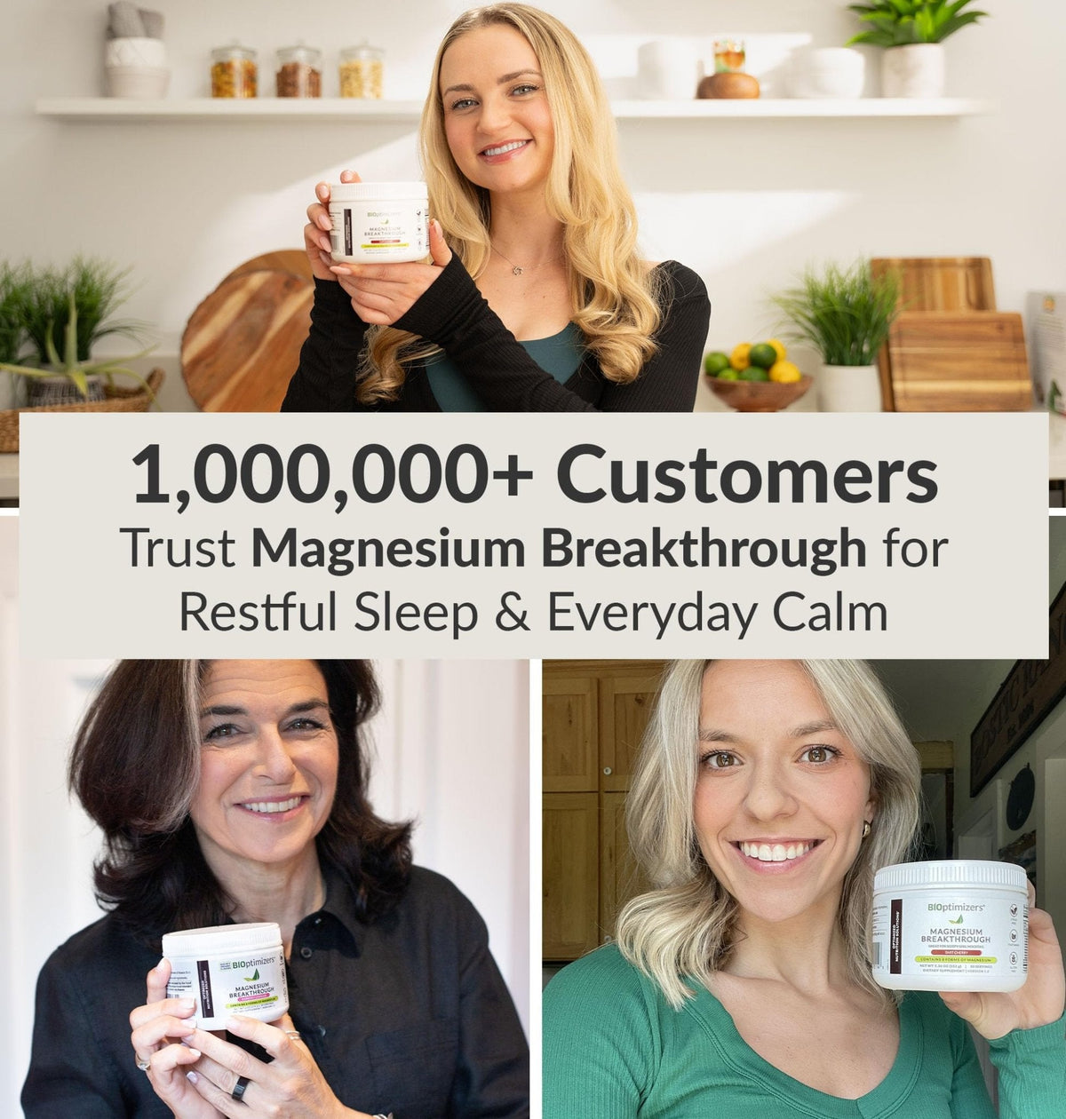 BIOptimizers Magnesium Breakthrough Drink - 8 Forms of Magnesium, Electrolytes, Sleep Health, Stress, Muscle Recovery, Heart Support | Glycinate, - Maple Wellness Supplements