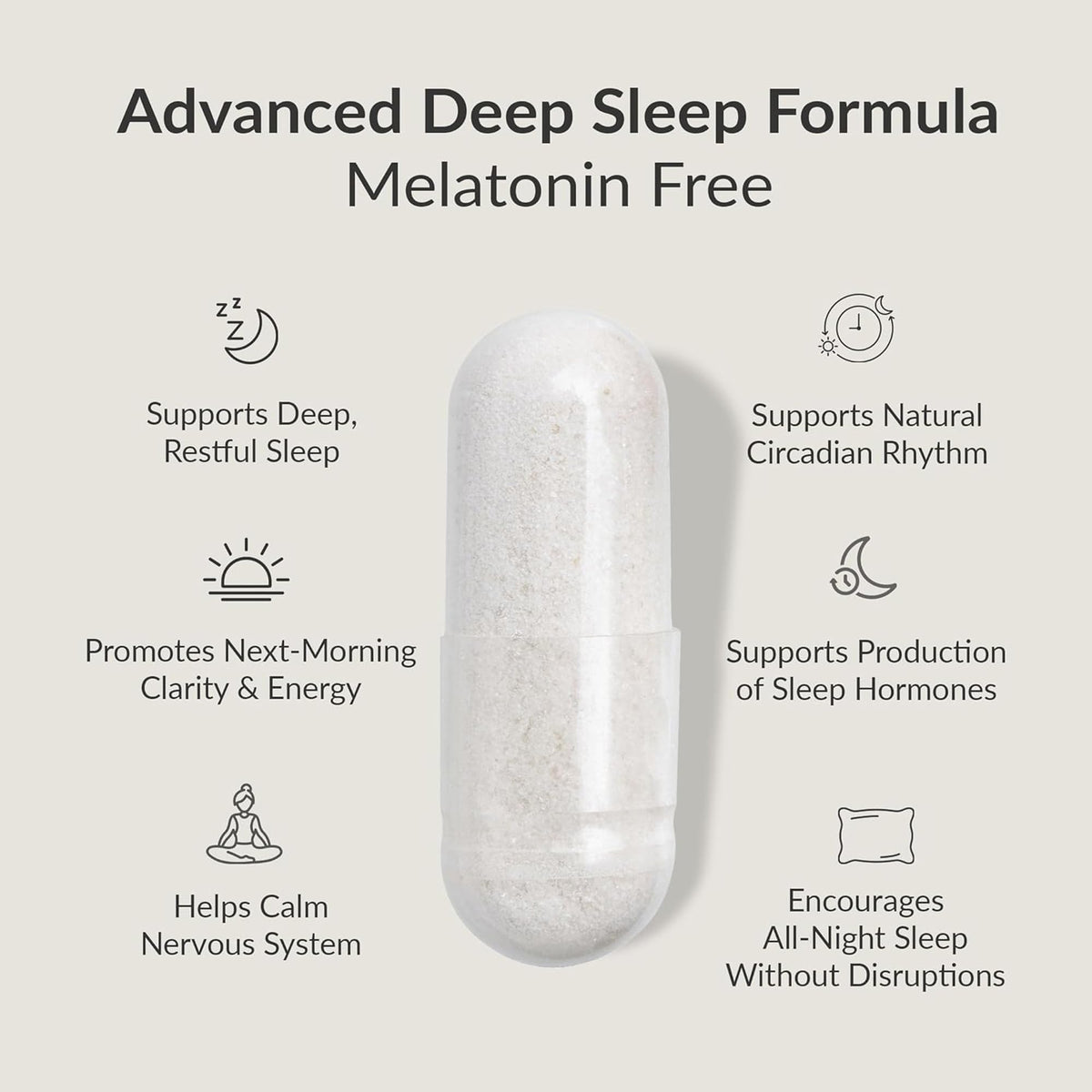 BIOptimizers Sleep Breakthrough Capsules - Natural Support Supplement | Calming Relief Aid for Adults - Maple Wellness Supplements