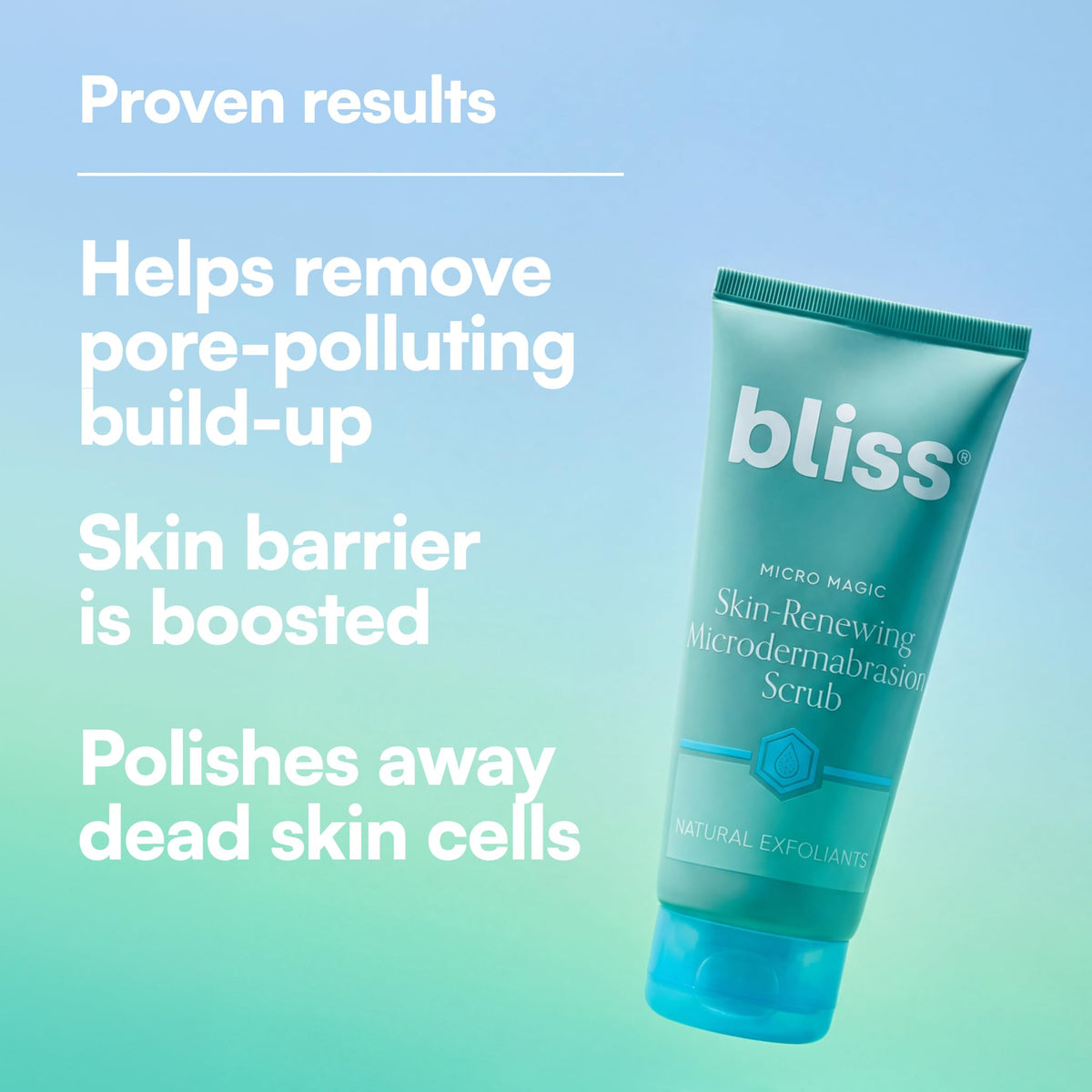 Bliss Micro Magic Skin-renewing Microdermabrasion Scrub | Smoothing Volcanic Pumice & Purifying Kaolin Clay | Refreshed Glow Straight-from-the-Spa - Maple Wellness Supplements