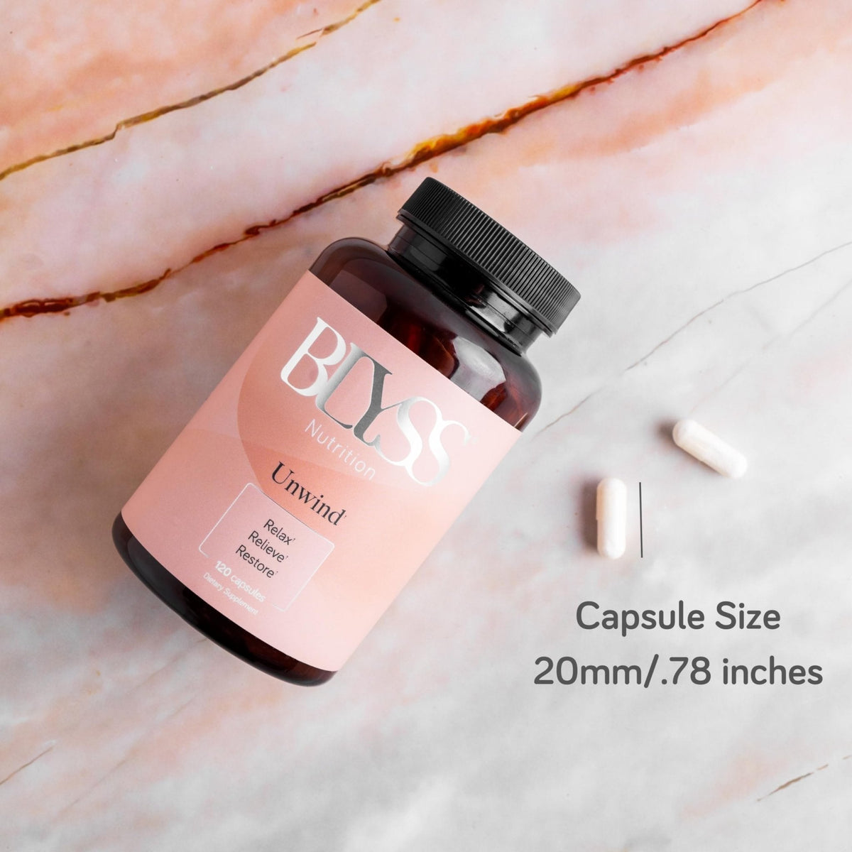 BLYSS Nutrition Magnesium Bisglycinate Capsules for Women - 200mg Chelated Glycinate Magnesium Supplement - Natural Supplements to Support Sleep, - Maple Wellness Supplements