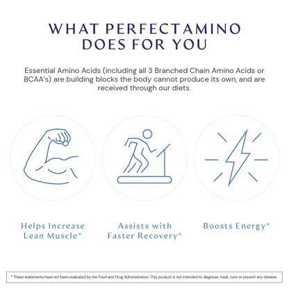BodyHealth PerfectAmino (600 ct) Easy to Swallow Tablets, Essential Amino Acids Supplement with BCAAs, Vegan Protein for Pre/Post Workout & Muscle Recovery with Lysine, Tryptophan, Leucine, Methionine - Maple Wellness Supplements