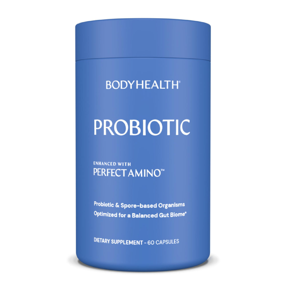 BodyHealth Probiotic Enhanced with PerfectAmino for Women and Men, Spore Based with Bifidobacterium, Lactobacillus Salivarius, - Maple Wellness Supplements
