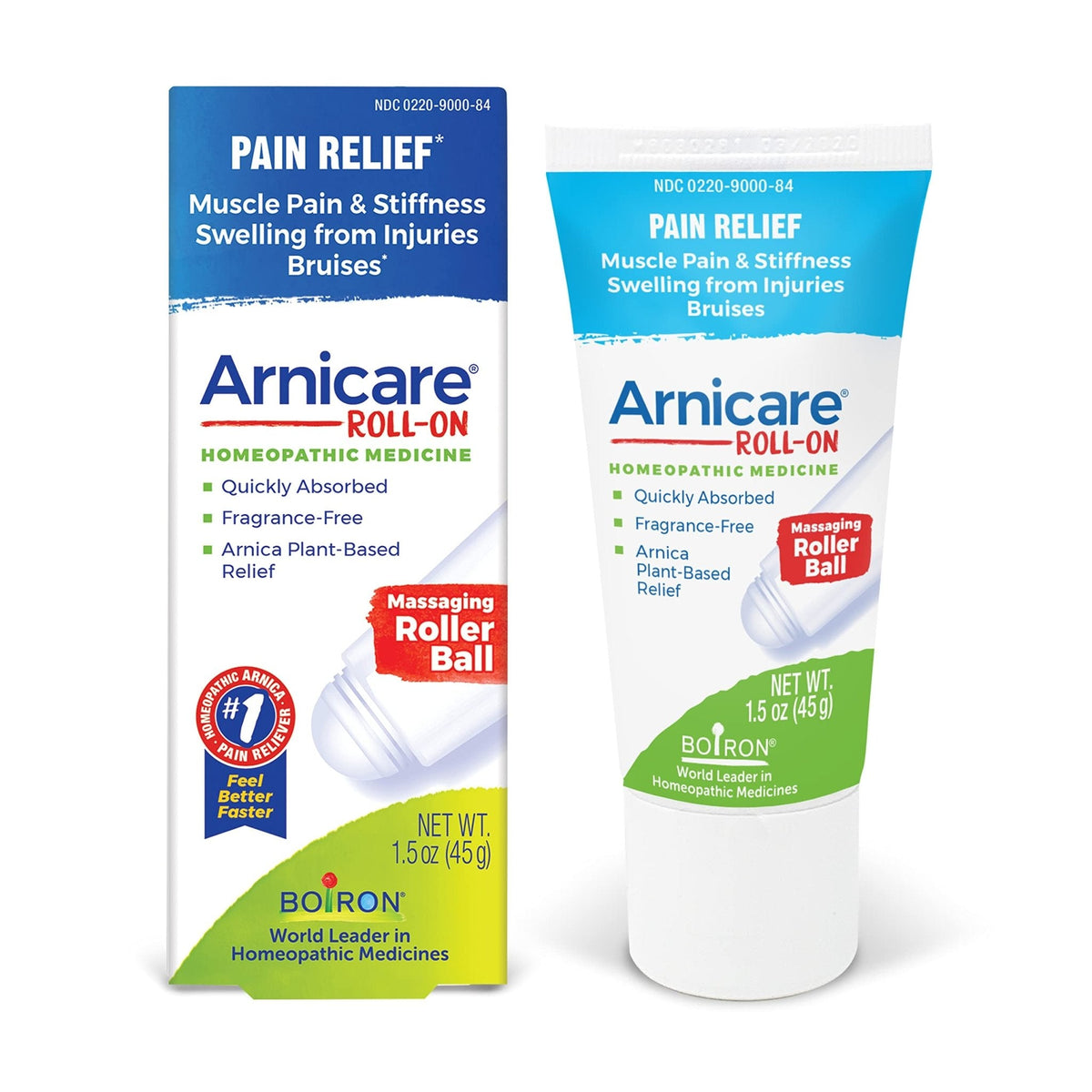 Boiron Arnicare Roll-on gel, for bruising, pain, stiffness, aches, Homeopathic Medicine for Pain Relief, 1.5 Ounce (Pack of 1) - Maple Wellness Supplements