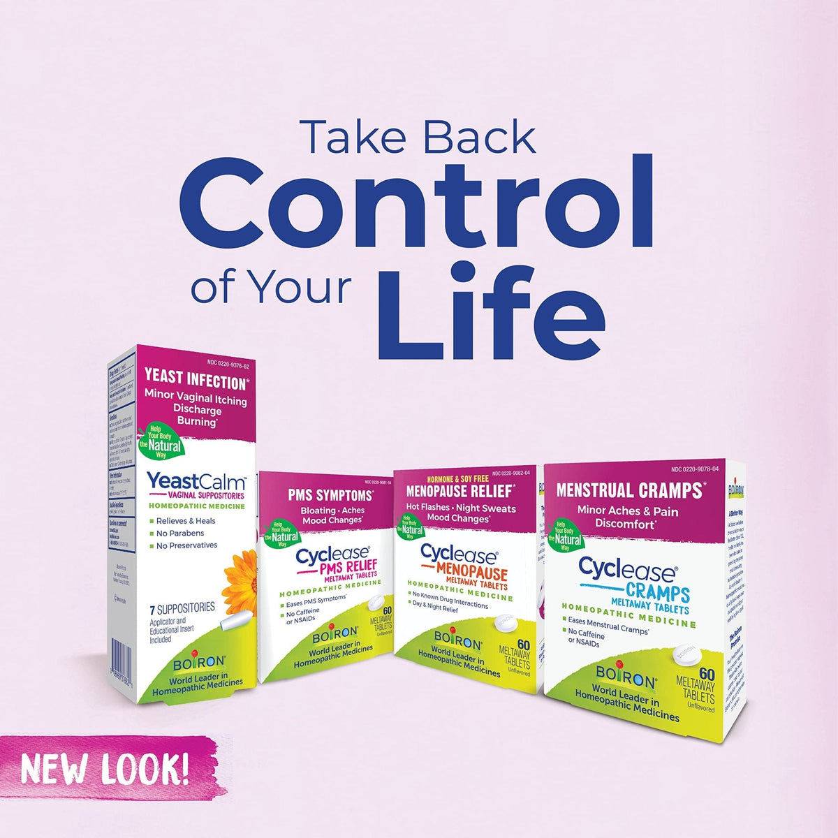 Boiron Cyclease Menopause Tablets for Relief of Hot Flashes, Night Sweats, Irritability, and Mood Swings - 60 Count - Maple Wellness Supplements