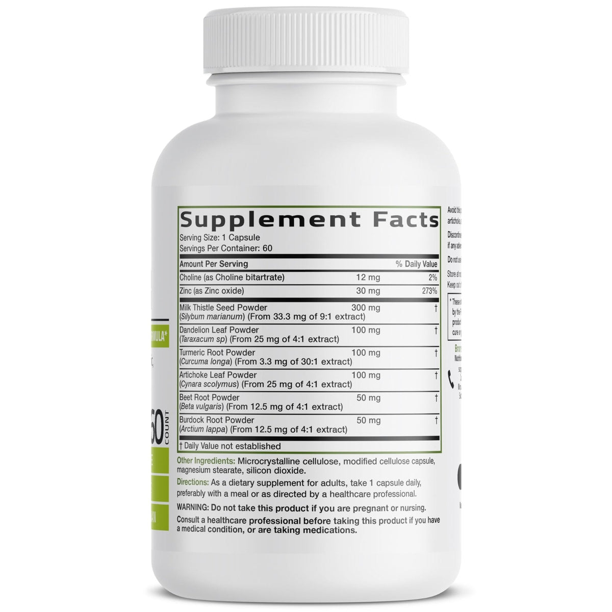 Bronson Liver Detox Advanced Detox & Cleansing Formula Supports Health Liver Function with Milk Thistle, Dandelion Extract, Turmeric, Artichoke Leaf & More - Maple Wellness Supplements