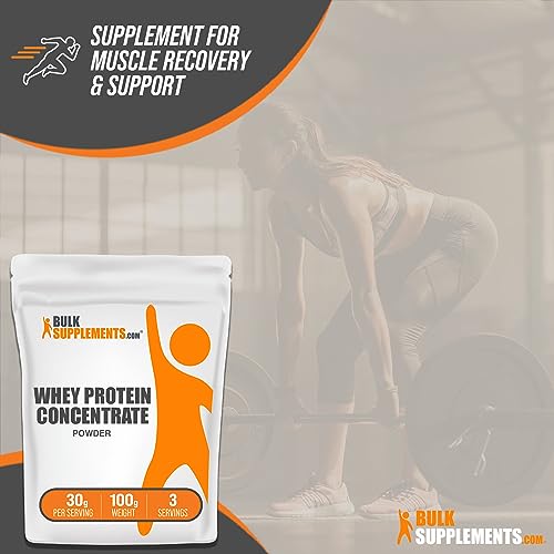 BULKSUPPLEMENTS.COM Whey Protein Concentrate Powder - Unflavored Protein Powder - Maple Wellness Supplements