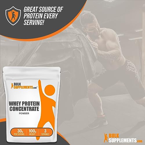 BULKSUPPLEMENTS.COM Whey Protein Concentrate Powder - Unflavored Protein Powder - Maple Wellness Supplements
