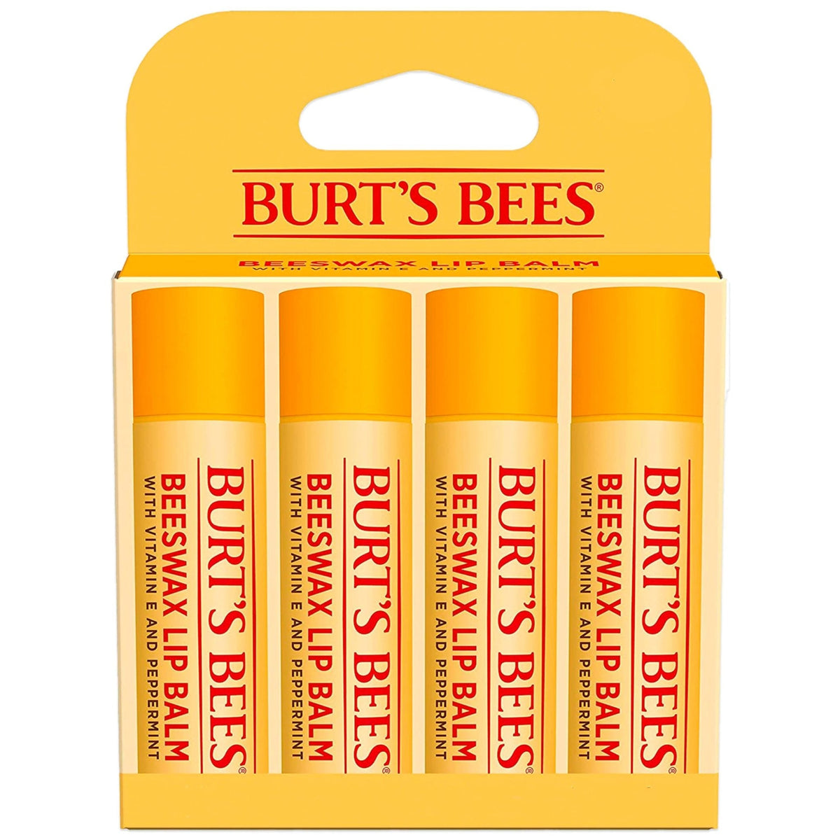 Burt's Bees Lip Balm - Original Beeswax, Lip Moisturizer With Responsibly Sourced Beeswax - Maple Wellness Supplements