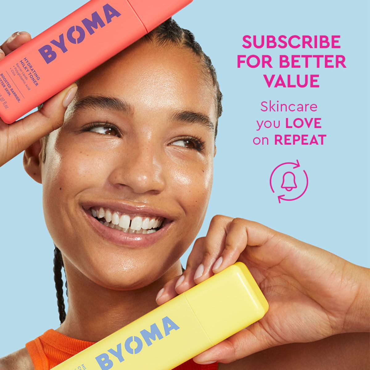 BYOMA Balancing Face Mist - pH Balanced Face Toner with Ceramides, Probiotics & Allantoin - Alcohol Free Toner Spray - Balance - Maple Wellness Supplements