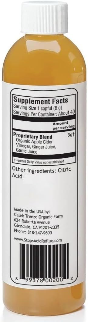 Caleb Treeze Old Amish Muscle Tonic 8 fl oz, Leg & Foot Cramps Relief, Restless Legs, Muscle Cramps & Spasm Relief - Pack of 6 - Maple Wellness Supplements