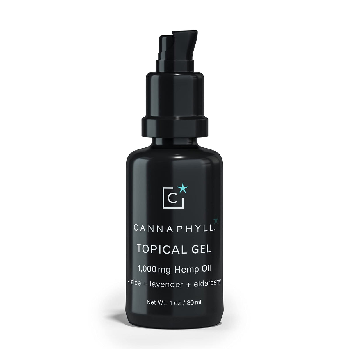 CANNAPHYLL Topical Organic Natural Hemp Gel (1 oz) for Skin, Back, Shoulder, Muscle, Nerves, and Joints, Tattoo Aftercare Made with Lavender, Neroli, Marjoram, and Cedarwood - Maple Wellness Supplements