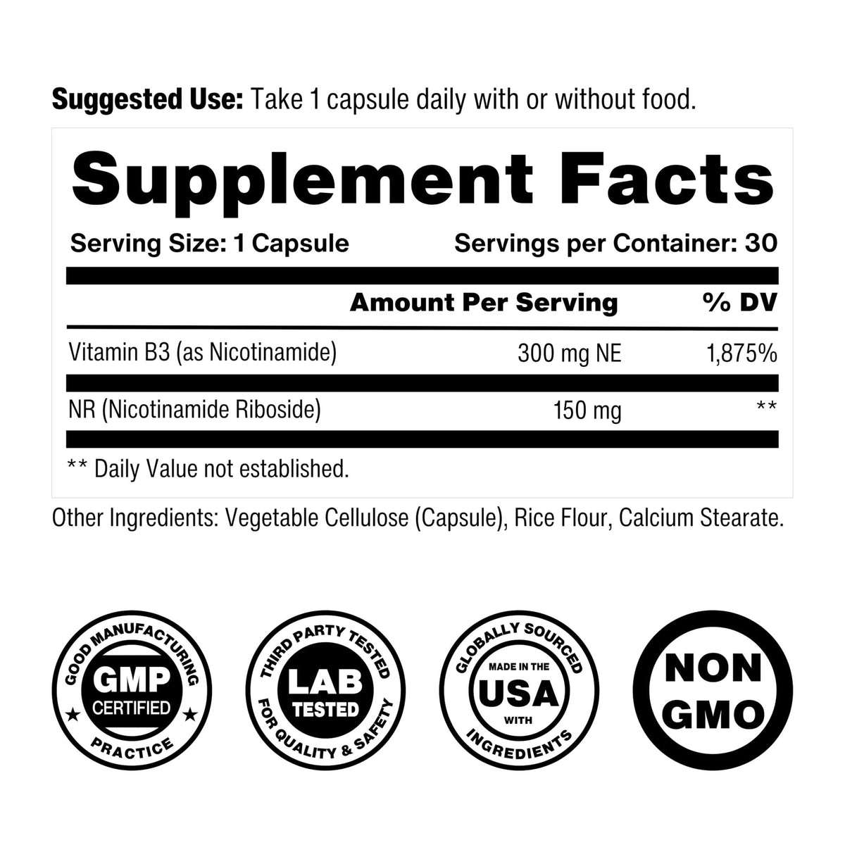Celly NAD Booster | Longevity Supplement for Healthy Aging with NR (Nicotinamide Riboside) and Nicotinamide | Promotes Cell Function & Vitality | Non-GMO & 3rd Party Tested - Maple Wellness Supplements