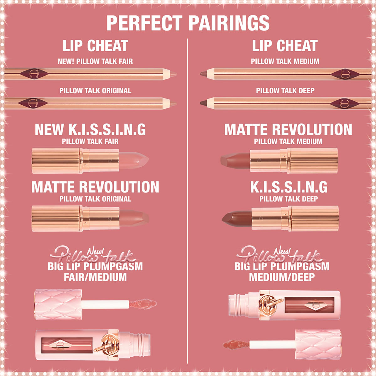 Charlotte Tilbury Pillow Talk Plumpgasm Lip Gloss - Hydrating Lip Plumper with Hyaluronic Acid & Plumpgasm Heat + Ice Technology for Juicy, Glossy Fullness - Fair/Medium - Maple Wellness Supplements