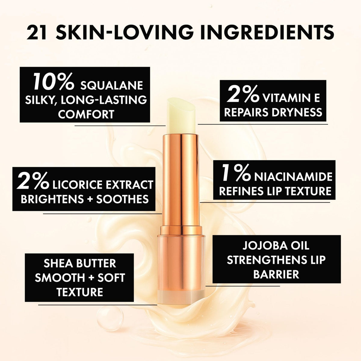 Clinexil Lip Balm – Hydrating Lip Repair with Cold-Pressed Oils, 10% Squalane, Vitamin E & Ceramides - Maple Wellness Supplements