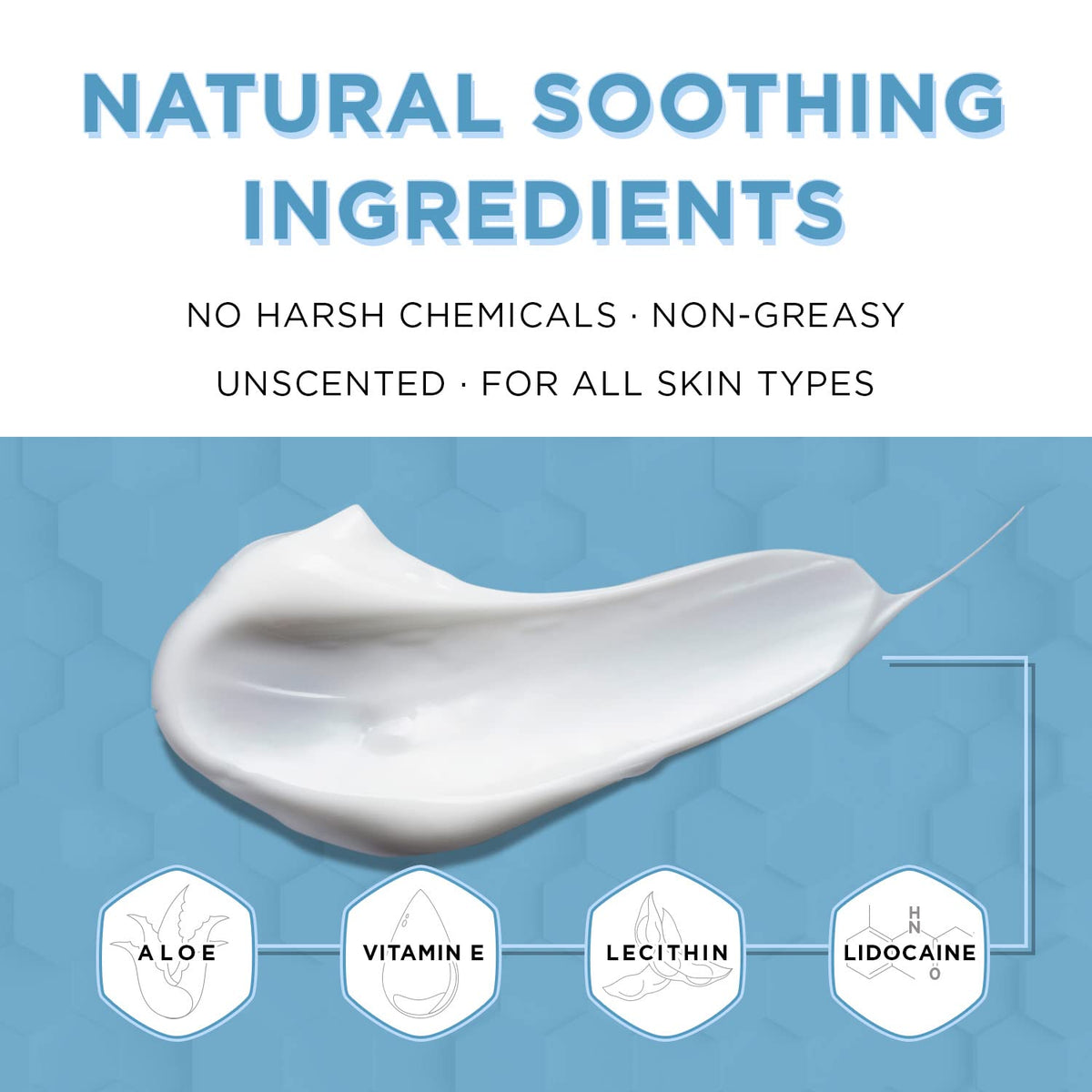Clinical Resolution Numb Master 5% Lidocaine Cream Fast-Acting OTC anesthetic for Pain, Itch, Burns & Hemorrhoids with Vitamin E & Aloe for Soothing Relief Maximum Strength 4.2 Ounce - Maple Wellness Supplements