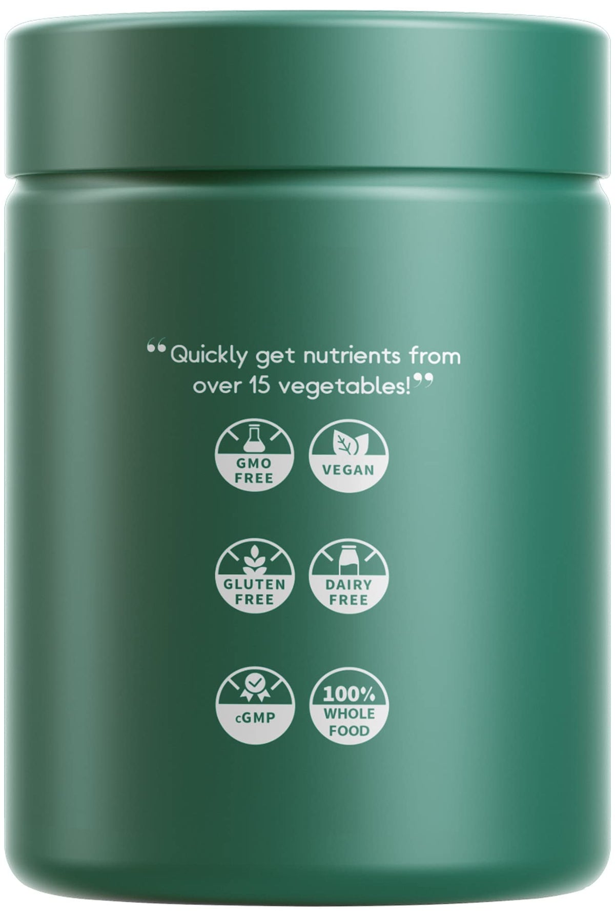 Codeage Instantfood Easy Veggies, Over 15 Vegetable Powders Equivalent All-in-One, Daily Vegan Blend, Whole Food Greens Vitamins Supplement Capsules, Phytonutrients Multivitamin, Non-GMO, 90 Capsules - Maple Wellness Supplements