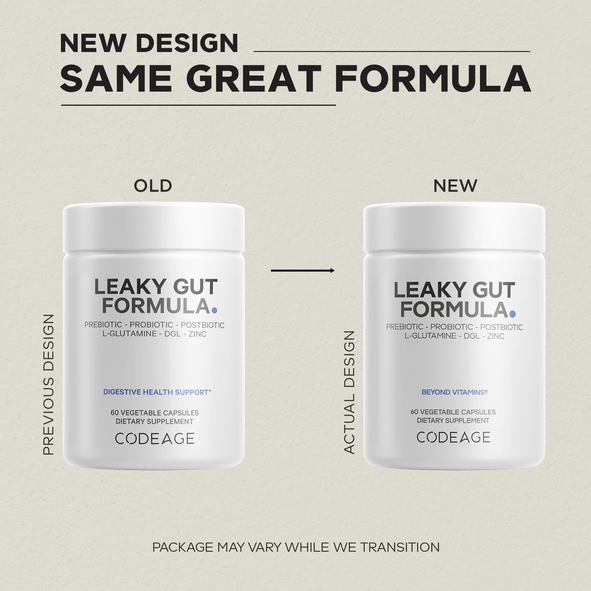 Codeage Leaky Gut Supplement, L-Glutamine, N-Acetylglucosamine, Probiotic, Butyric Acid, Polyphenols, Quercetin, DGL, Marshmallow Root, Berberine, BioPerine - Maple Wellness Supplements