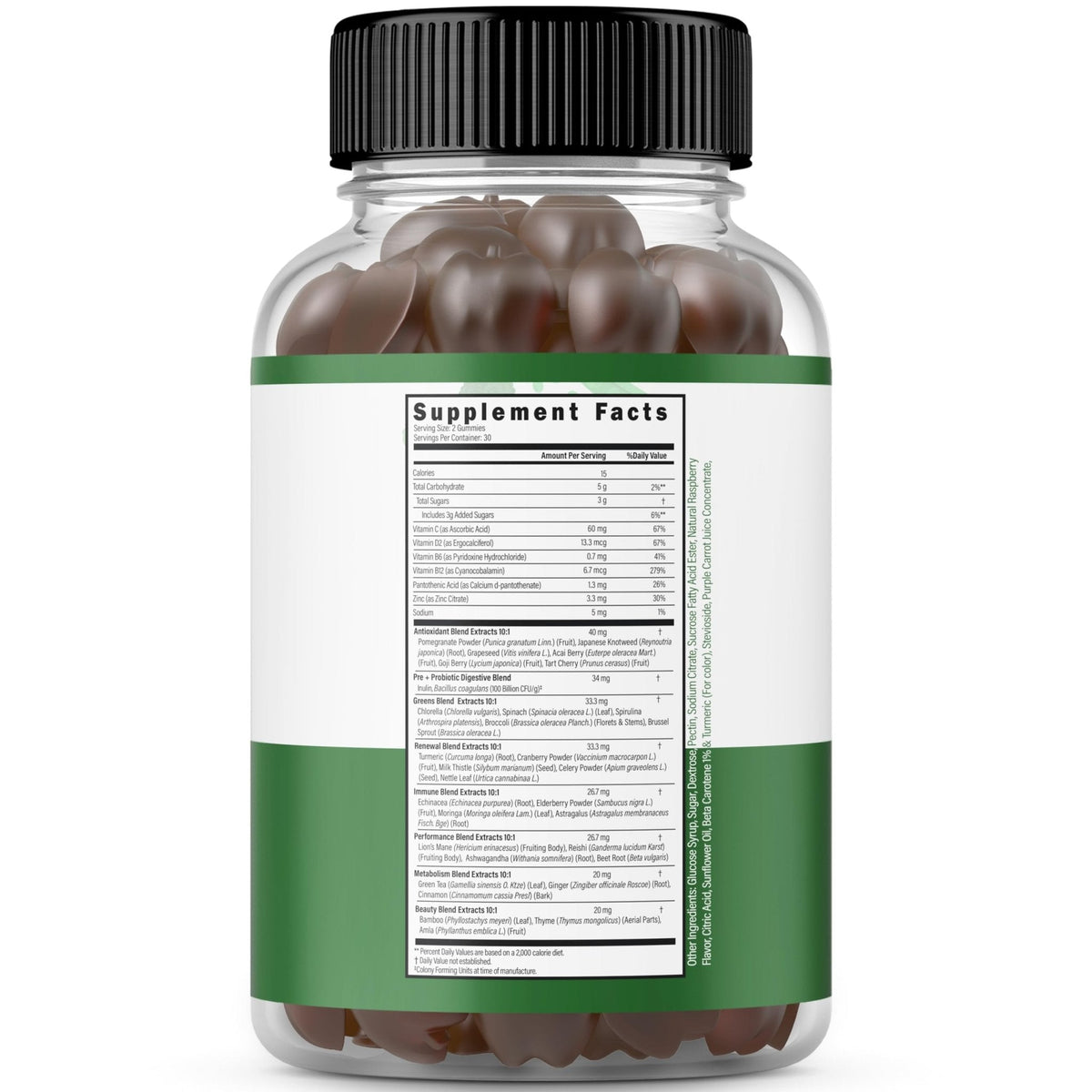 Colostrum (120 Count) Bovine Colostrum Capsules Supplement and Supergreens (60 Gummies) Superfood for Immunity Support with Greens Supplements with 8 Ingredient Power Blend - Vegan Safe & Made in USA - Maple Wellness Supplements