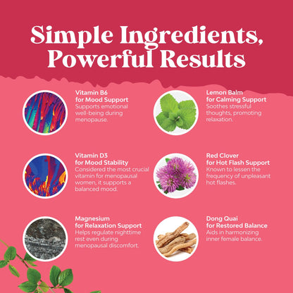 Complete Herbal Menopause Supplement for Women - Female Hormone Balance Capsules for Night Sweats Hot Flashes & Mood Swings with Dong Quai, Chaste Berry & Black Cohosh Root - 120 Count Pack - Maple Wellness Supplements