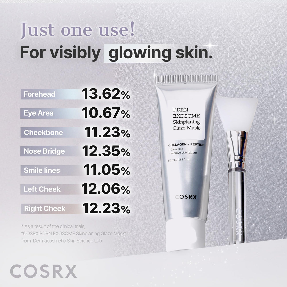 COSRX PDRN EXOSOME Glaze Wrapping Mask with SALMON DNA PDRN, Instant Glow, Easy Peel-Off Overnight Mask for Glass Skin, Firmness, Elasticity & Skin Texture Care, Mothers day gift, Korean Skin Care - Maple Wellness Supplements