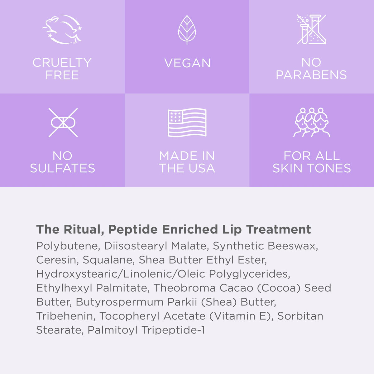 Cote Beauty’s The Ritual Lip Moisturizer for Women with Peptides, Shea Butter & Cocoa Butter for Soft & Supple Lips, Softens, and Soothes, Vegan & Cruelty-Free, 0.33 Fl Oz - Maple Wellness Supplements