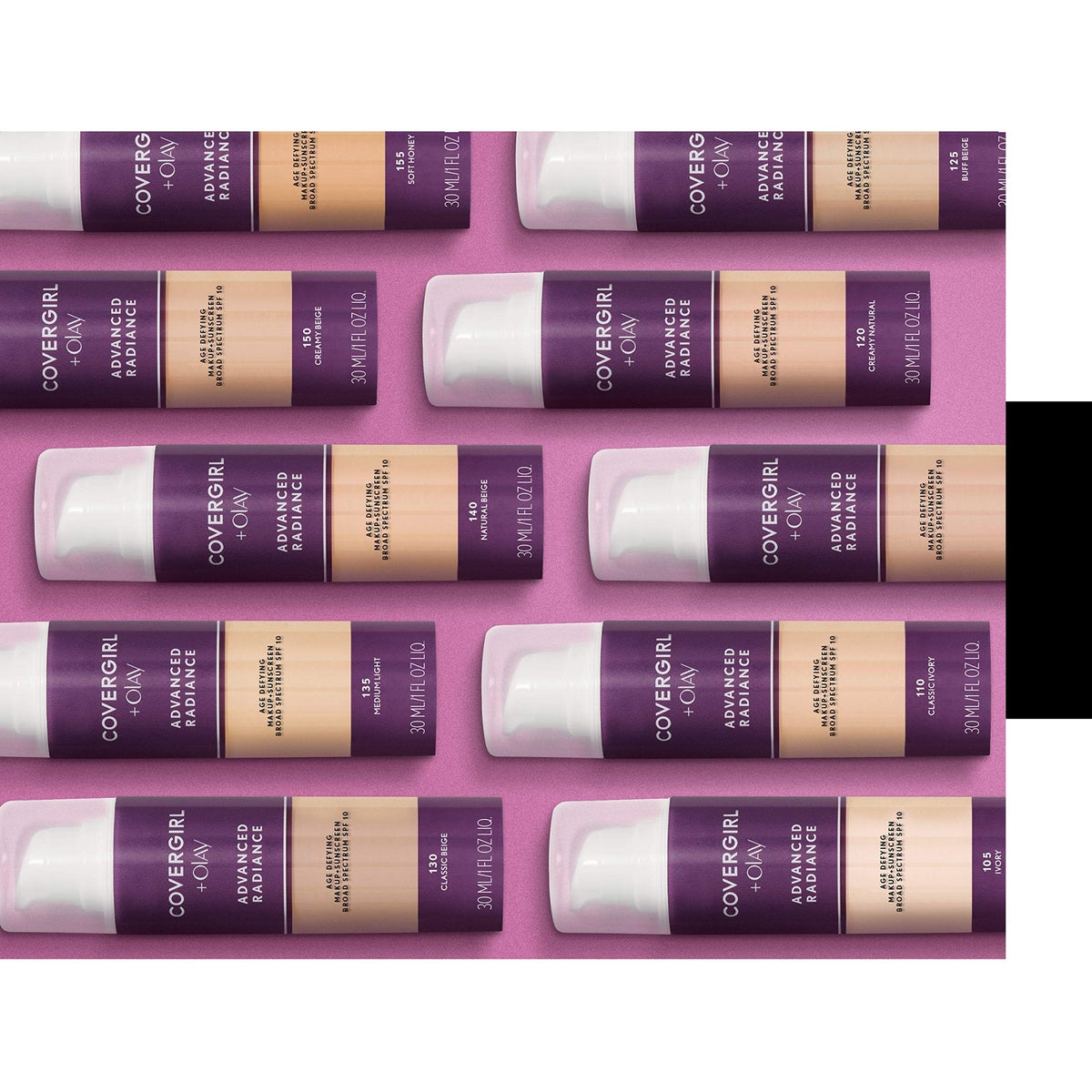 COVERGIRL Advanced Radiance Age-Defying Foundation Makeup, Classic Beige, 1 oz (Packaging May Vary) - Maple Wellness Supplements