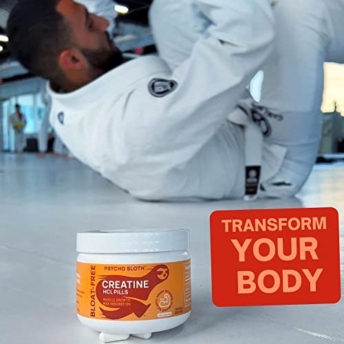 Creatine HCL Pills - Muscle Growth, Endurance, No Bloat, No Load, Not Flavored - Maple Wellness Supplements
