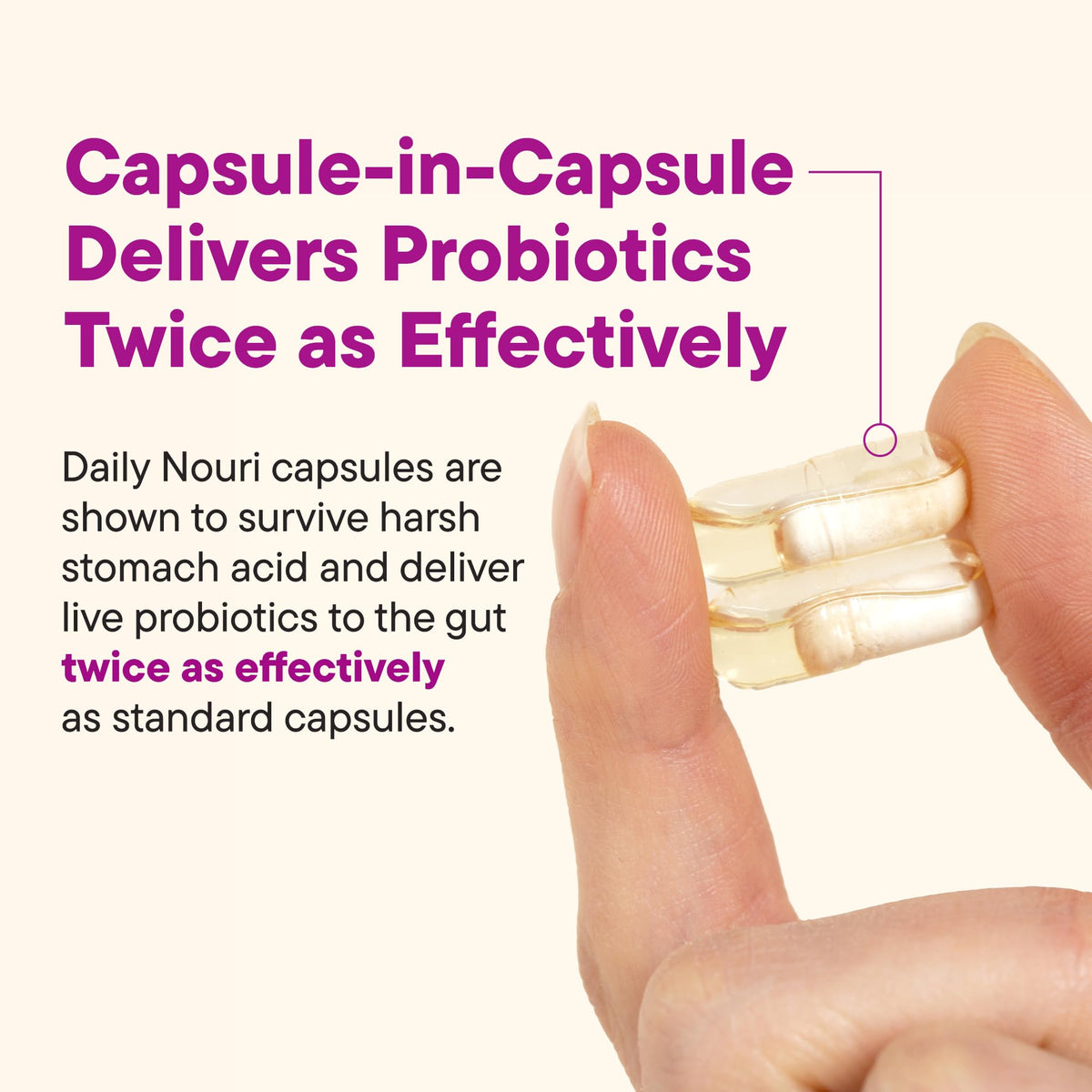 Daily Nouri Hormone Balance Probiotics for Women | Hormonal Balance Support | Vaginal pH + Gut Health | 7 Clinically Studied Strains + Omega | 30-Day Supply - Maple Wellness Supplements