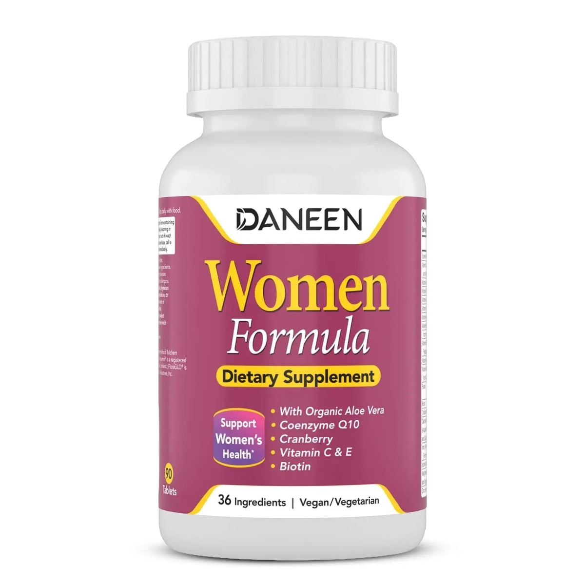 DANEEN Daily Multivitamin for Women - 36 Essential Ingredients - 90 Tablets - Vitamins for Women Multivitamin - Maple Wellness Supplements