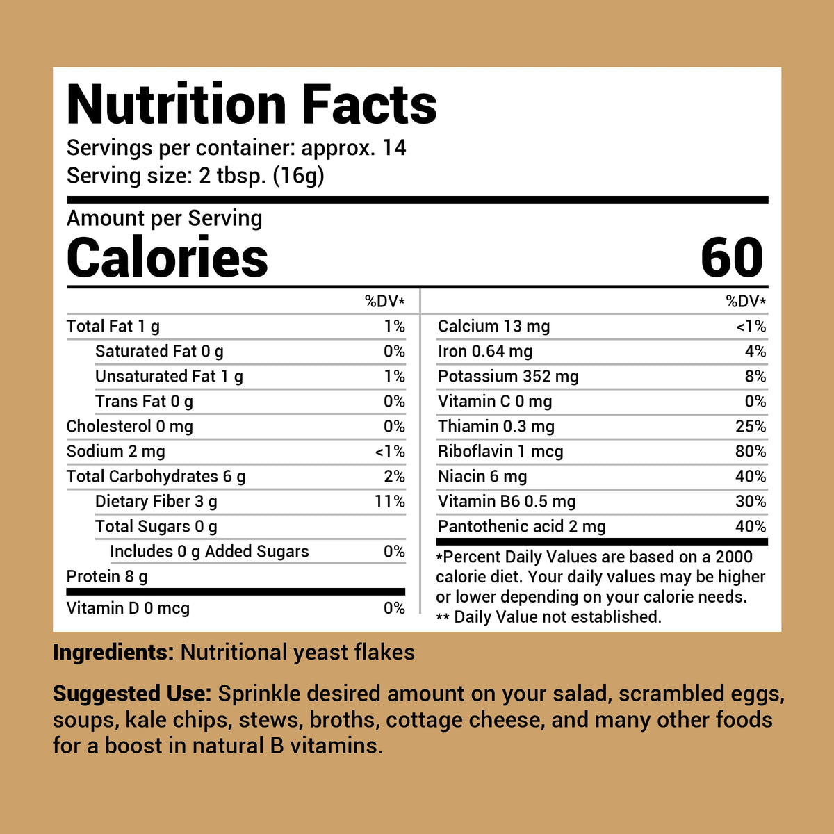 Dr. Berg Premium Nutritional Yeast Flakes - Delicious Non-Fortified Nutritional Yeast - Maple Wellness Supplements