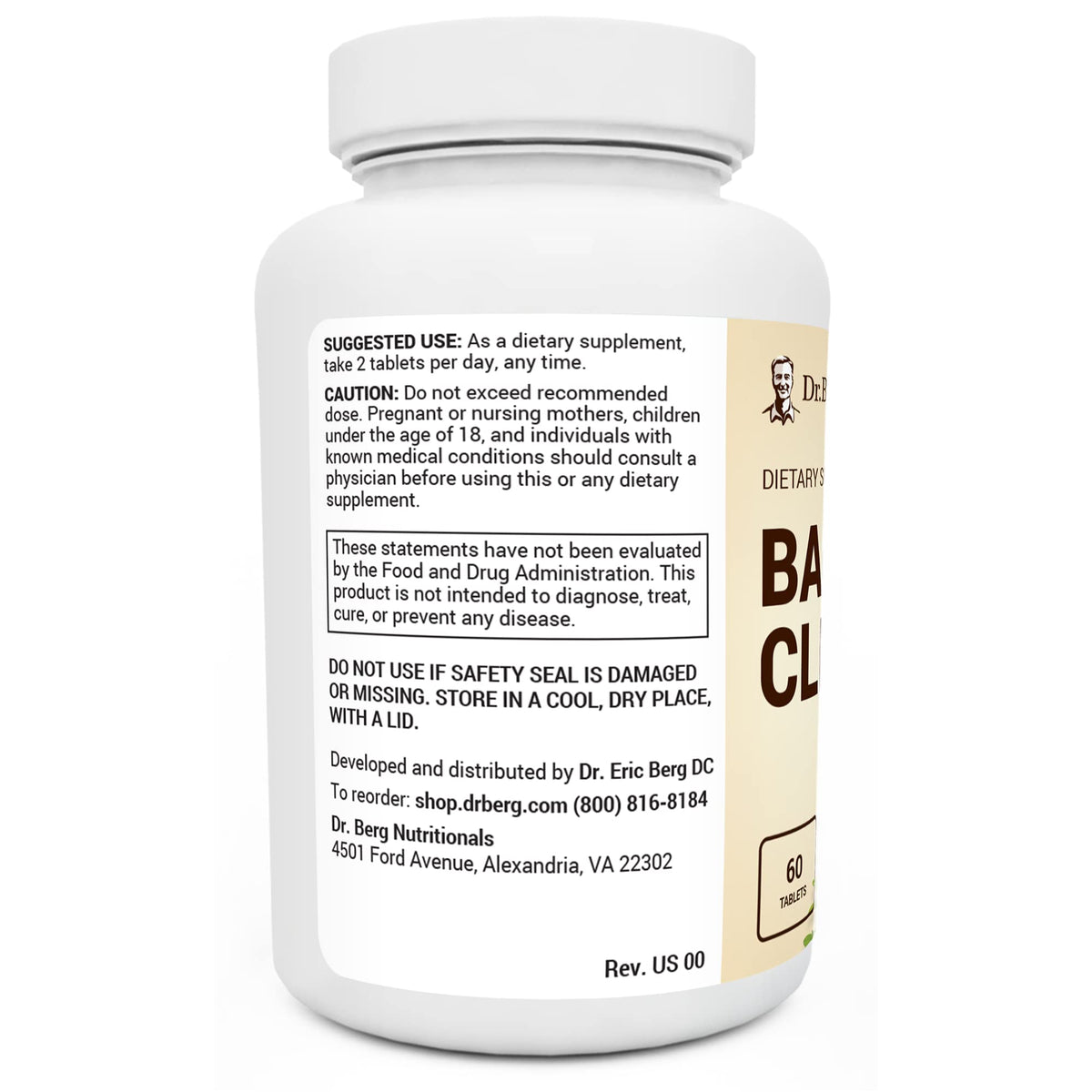 Dr. Berg's Bacti-Cleanse - 8in1 Immune Booster Supplements with Digestive - Maple Wellness Supplements