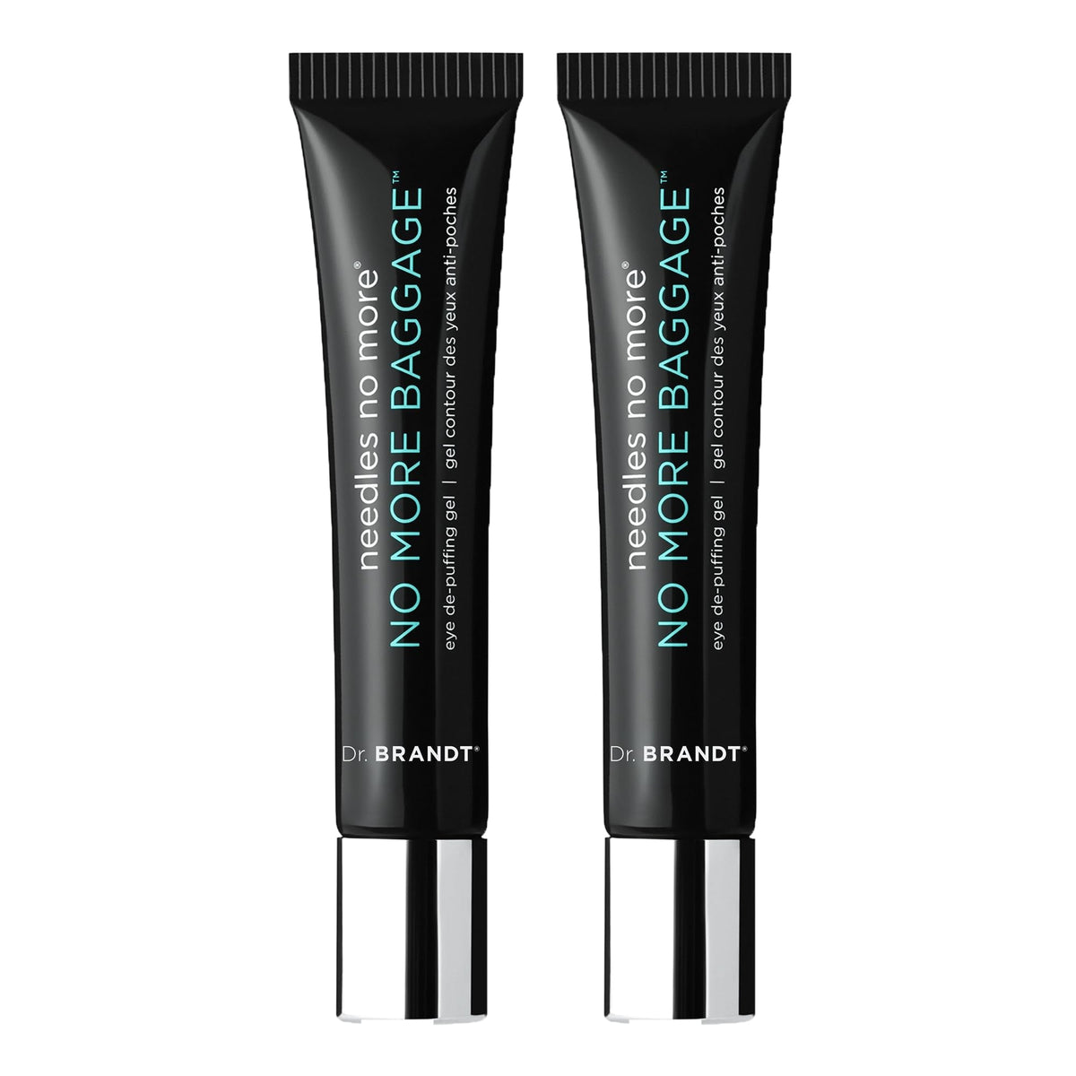 Dr. Brandt Needles No More, No More Baggage - 0.5 oz, Pack of 2 - Minimizes Under-Eye Bags, Puffiness & Dark Circles - Maple Wellness Supplements