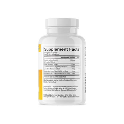 DR. EMIL NUTRITION Women & Men Total Gut Health Complex | Prebiotic + Probiotic + Postbiotic Gut Health Supplements - Maple Wellness Supplements