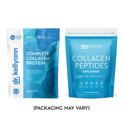 Dr. Kellyann Unflavored Collagen Peptides Powder (60 Servings) – Grass-Fed, Keto & Paleo-Friendly, Non-GMO, Gluten-Free, 1 Pack - Maple Wellness Supplements