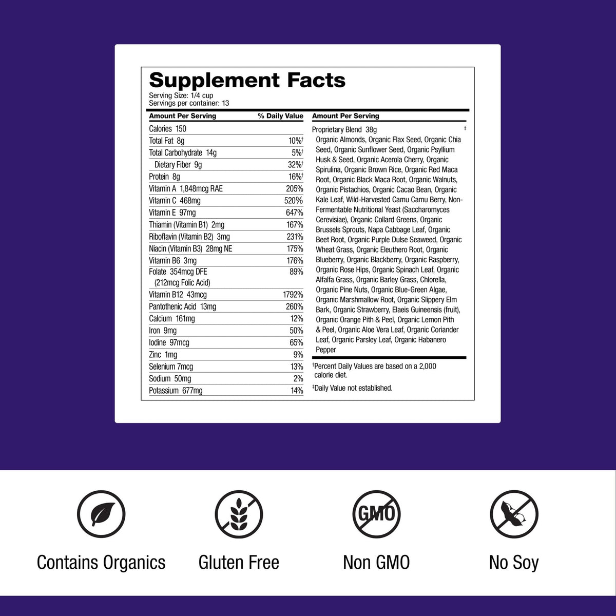 Dr. Schulze's SuperFood Ultra - Plant-Based Superfood Powder for Active Lifestyle Support - Vital Nutrients - Natural Ingredients - Gluten-Free & Dairy-Free - Vegan - 17.4 oz (13 Servings) - 2 Pack - Maple Wellness Supplements