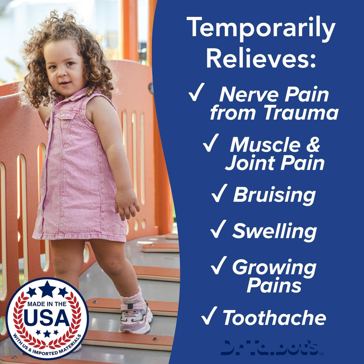Dr. Talbot's Pain + Inflammation Relief Liquid Medicine for Children, Includes Dosage Cup, Grape Juice Flavor, 4 Fl Oz (Packaging May Vary) - Maple Wellness Supplements