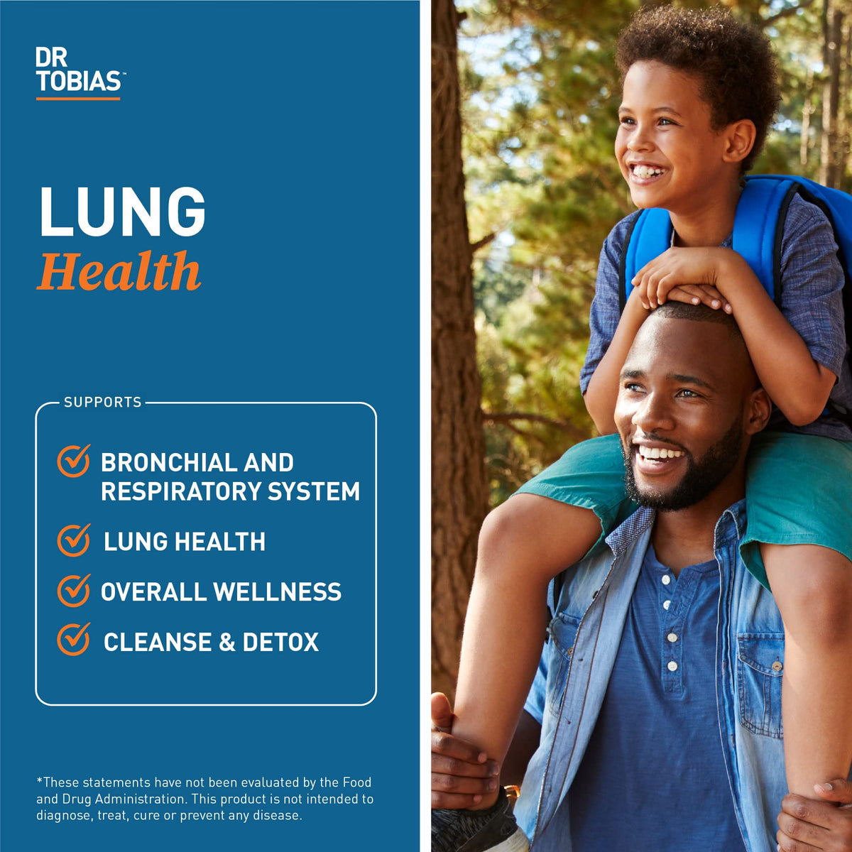 Dr. Tobias Lung Health, Lung Support Supplement with Vitamin C, Butterbur, Quercetin - Maple Wellness Supplements