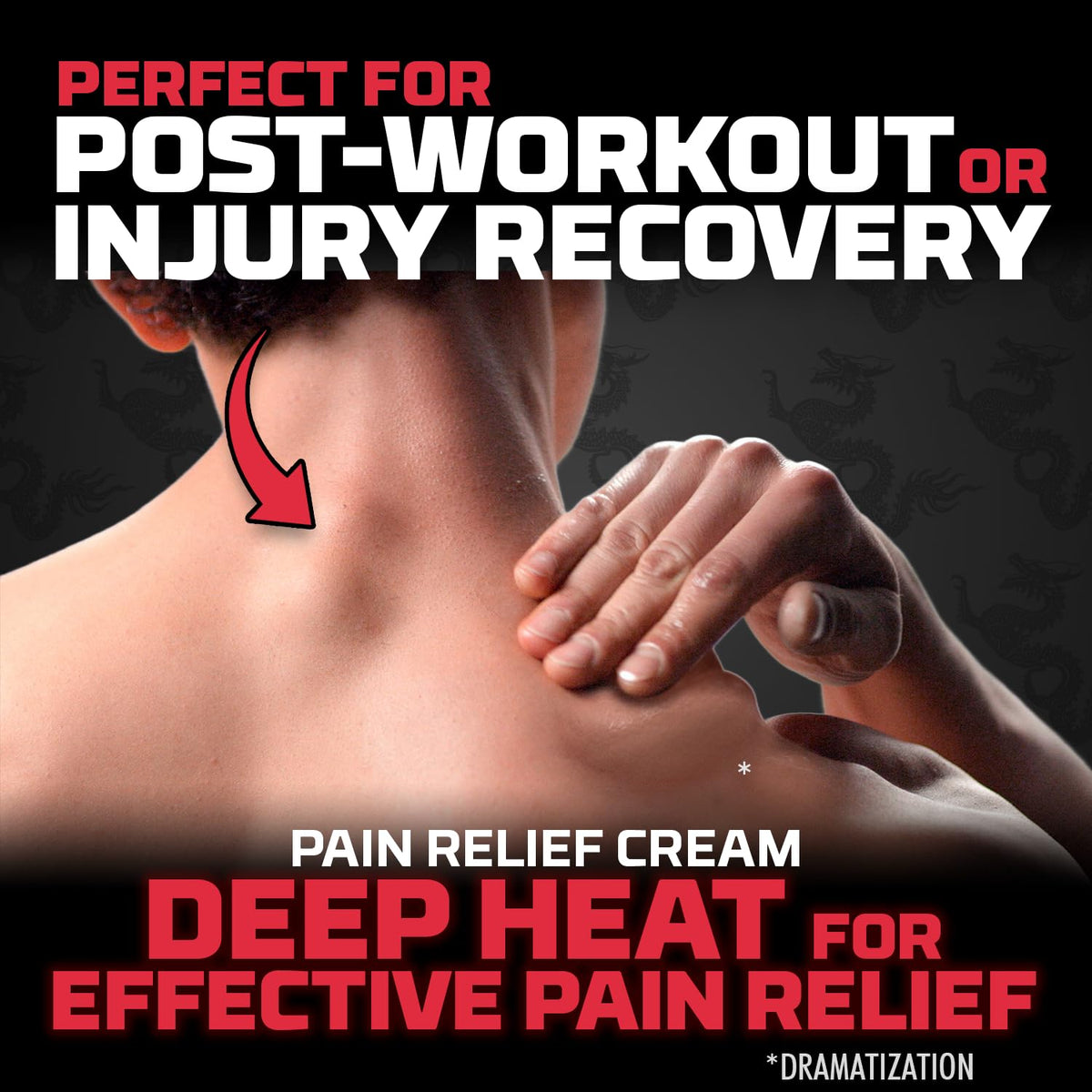 Dragon - Ultra Strength Pain Relief Cream for Muscle, Back and Joint Pain Cream, 2 Ounce (Pack of 3) - Maple Wellness Supplements