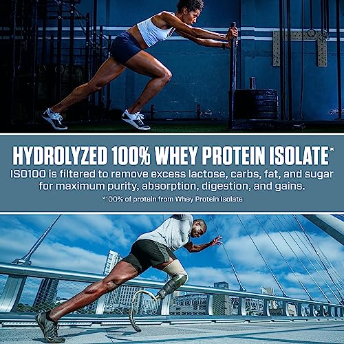 Dymatize ISO100 Hydrolyzed Protein Powder, 100% Whey Isolate, 25g of Protein - Maple Wellness Supplements