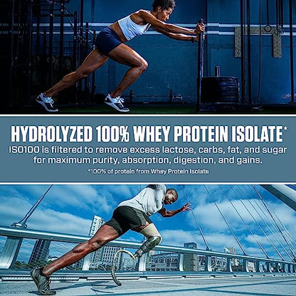 Dymatize ISO100 Hydrolyzed Protein Powder, 100% Whey Isolate, 25g of Protein - Maple Wellness Supplements