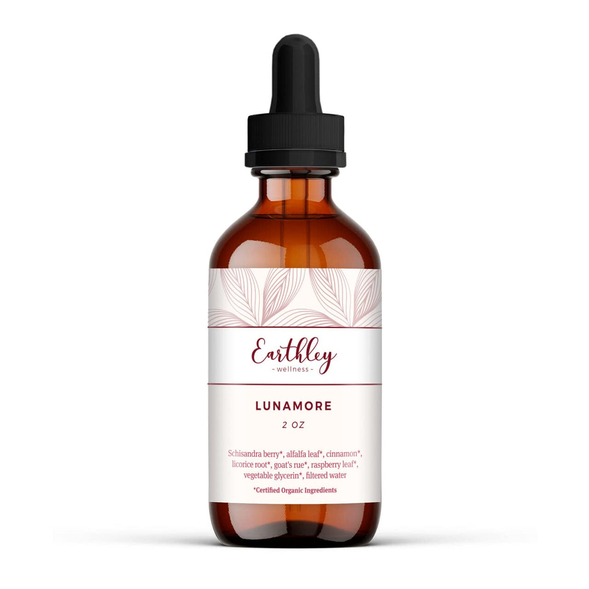 Earthley Wellness Lunamore, Natural Anti-oxodant Remedy for Women, Reduce Cramps (2oz) - Maple Wellness Supplements