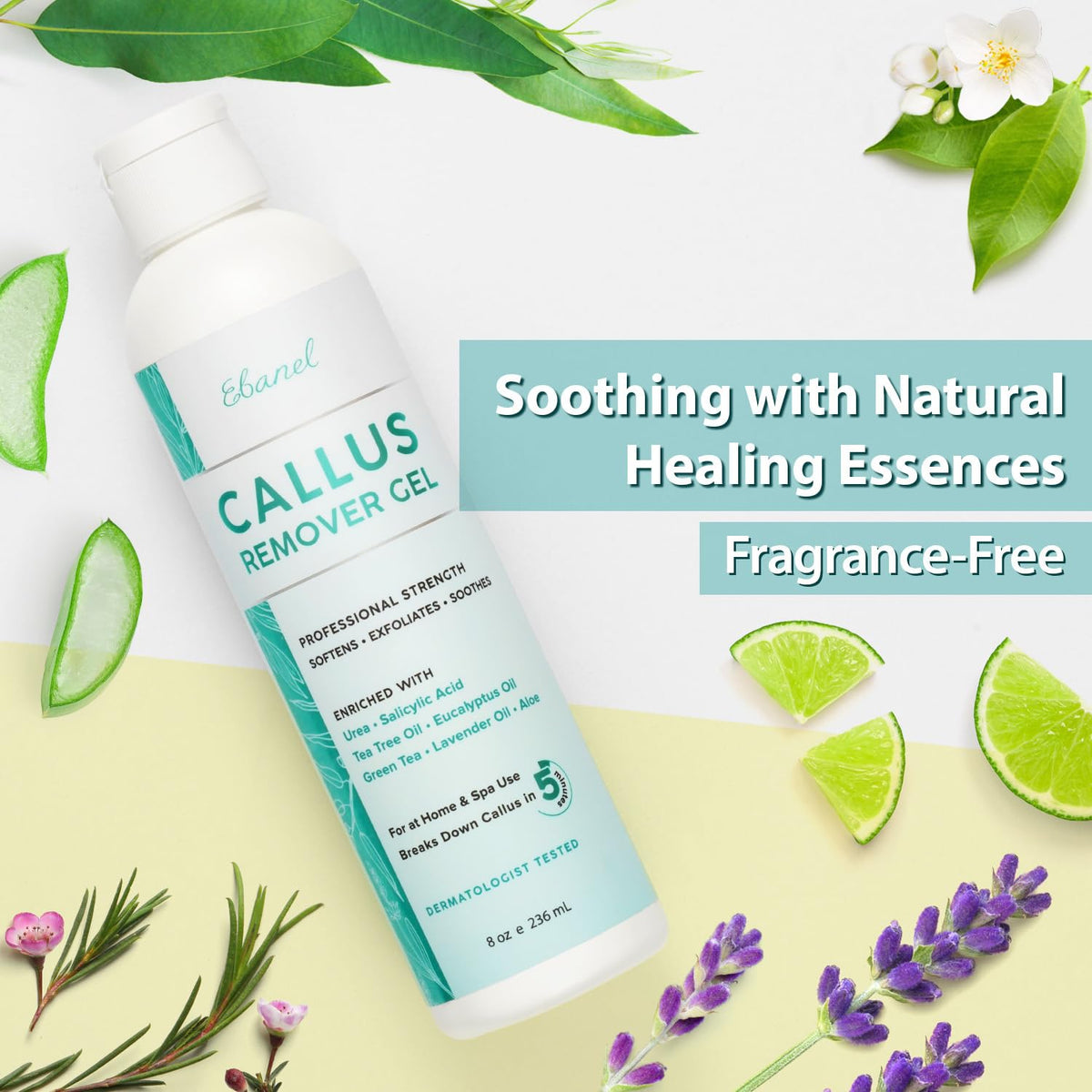 Ebanel Bundle of 5% Lidocaine Numbing Spray and Callus Remover Gel - Maple Wellness Supplements
